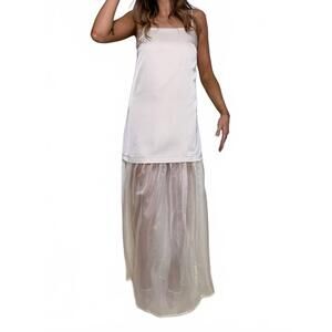 NEW NEEDII clara maxi dress in white